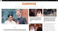 Desktop Screenshot of clickhole.com